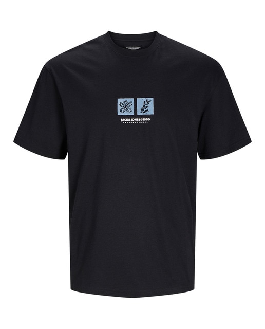 Camiseta de mangas cortas con logo serigrafiado en el lateral de hombre
