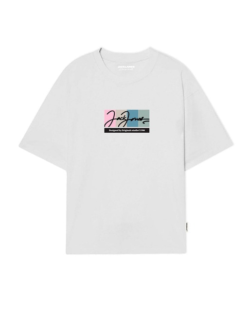 Camiseta de mangas cortas con logo serigrafiado en el lateral de hombre