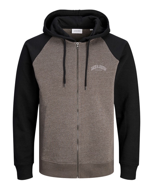 Sudadera con cremallera  capucha de hombre