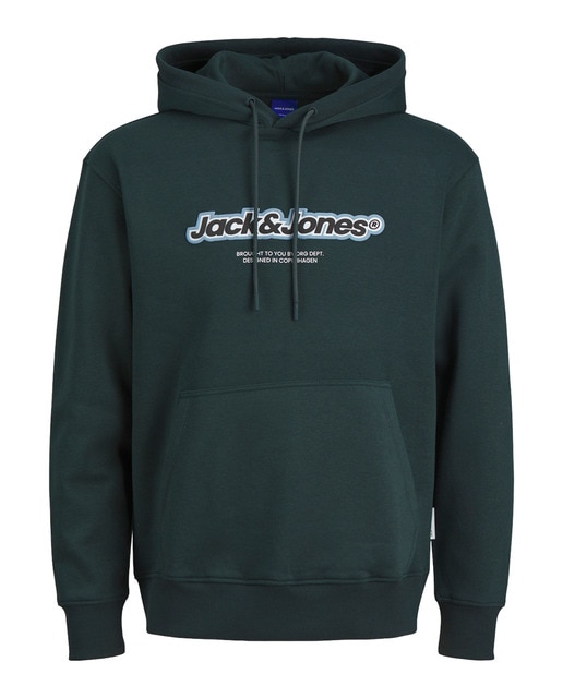 Sudadera con capucha  mangas largas lisa de hombre