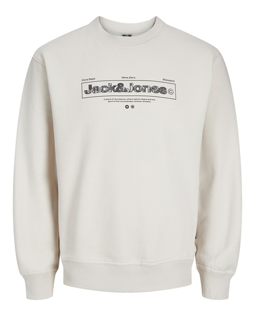 Sudadera crew neck de manga larga de hombre