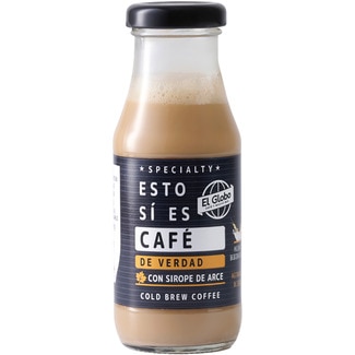 EL GLOBO cold brew coffee with oats and maple syrup bottle 200 ml