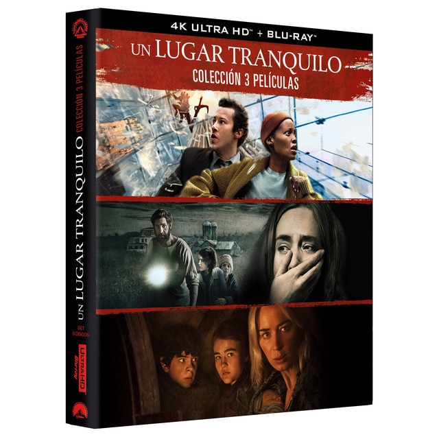 Un lugar tranquilo: Colección 3 películas (4K Ultra HD + Blu-Ray).