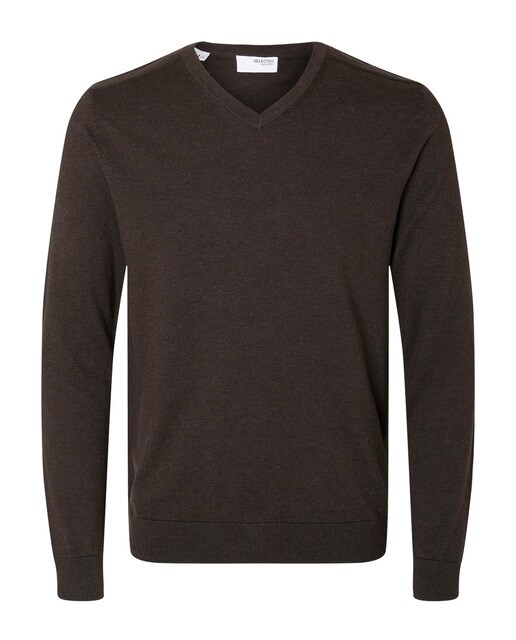 Jersey de hombre cuello pico 100% algodón