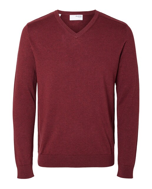 Jersey de hombre cuello pico 100% algodón