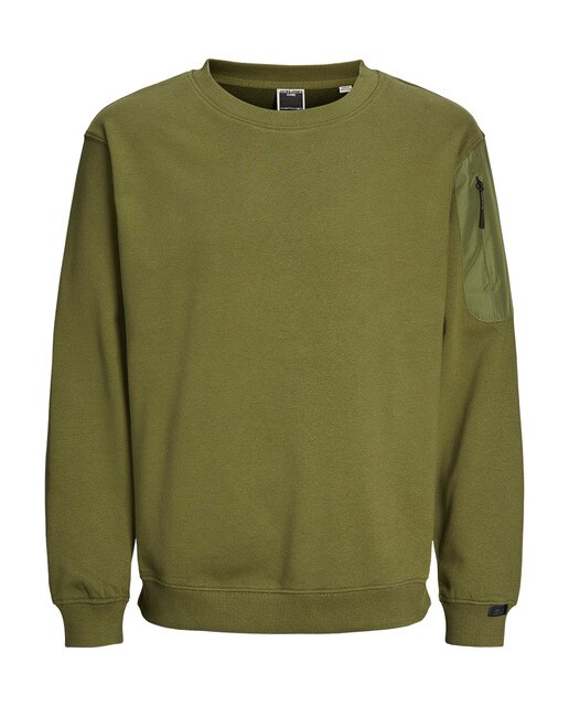 Sudadera crew neck de manga larga de hombre