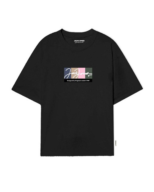 Camiseta de mangas cortas con logo serigrafiado en el lateral de hombre