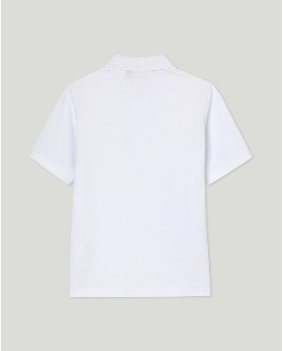 Polo Escolar de Manga Curta Kids El Corte Inglés Branco-2