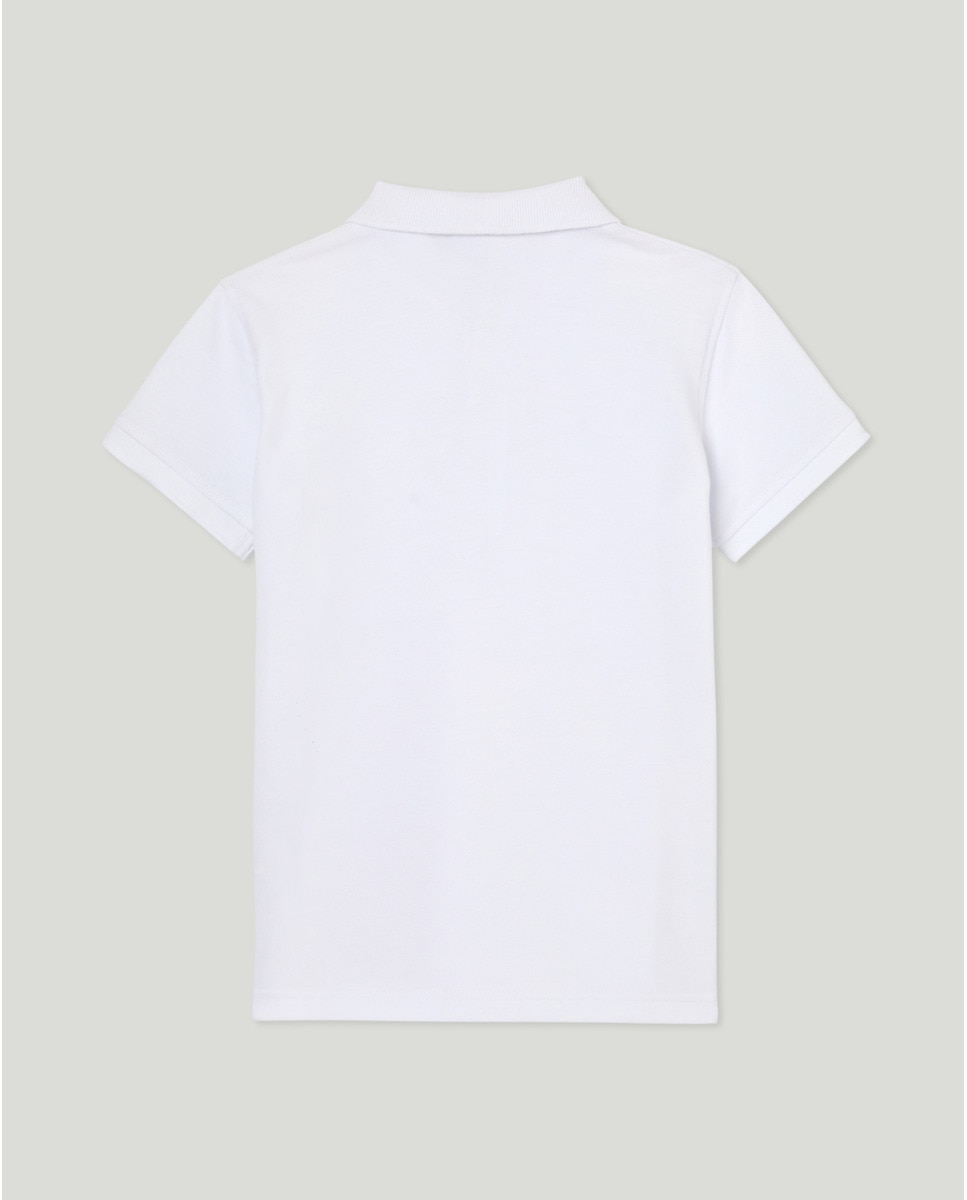 Polo Escolar de Manga Curta Kids El Corte Inglés Branco-2