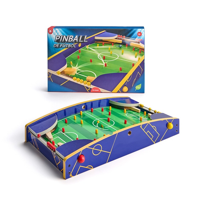 Pinball de futbol de madera sostenible El Corte Ingles El Corte Ingles El Corte Ingles