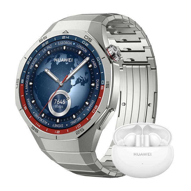 Huawei Watch GT 5 Pro 46mm Titanio Smartwatch regalo Auriculares Huawei Freebuds 5i Huawei El Corte Ingles