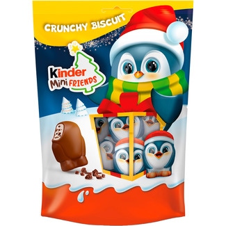 KINDER Kinder My Friends chocolatinas con forma de pingüino bolsa 122 g