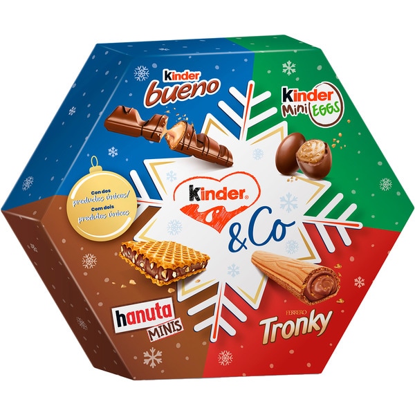 Gemischte Weihnachtsschokoladenriegel Karton 174 g
