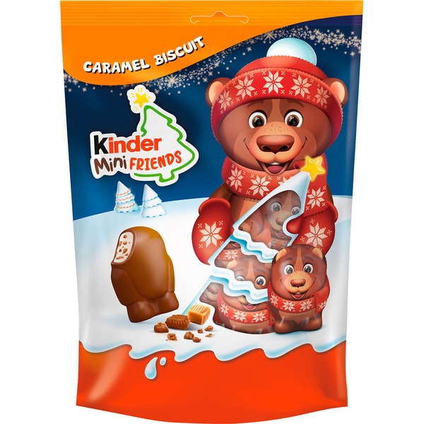 Mini Friends Weihnachtsschokoladenriegel Behälter 122 g