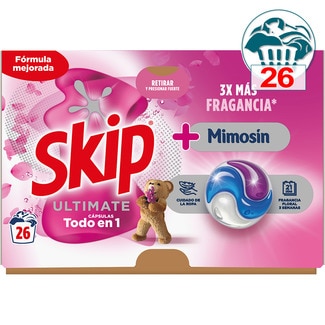 SKIP Ultimate All-in-1 Mimosín capsule detergent box 26 capsules