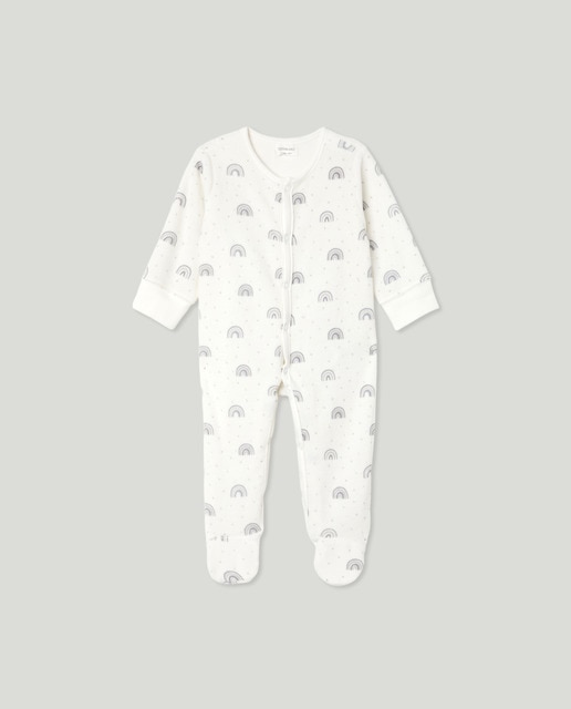 Pelele largo velour de bebé niño