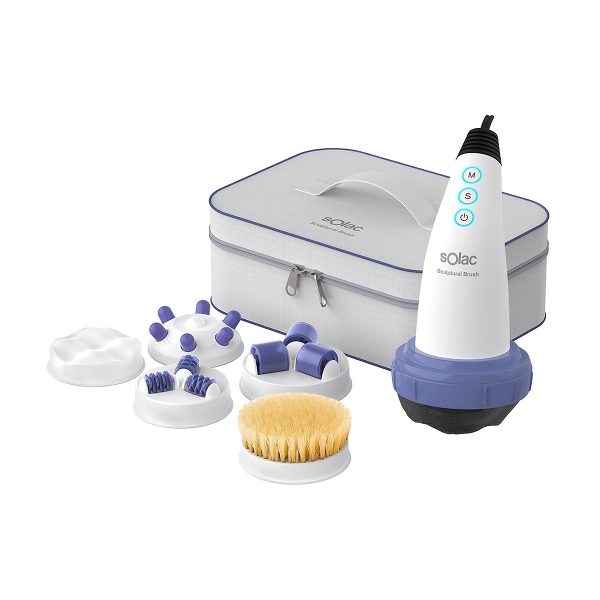 Solac – Masajeador corporal Solac Sculptural brush ME7715 triple acción.