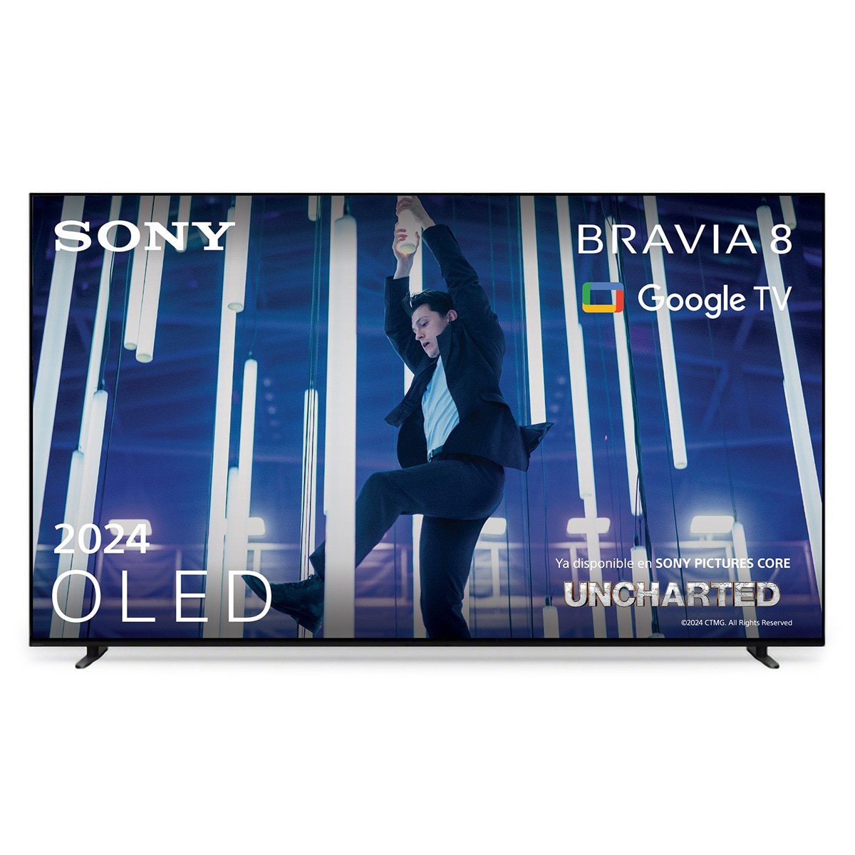 Sony - TV 65" Sony BRAVIA 8 65XR80 OLED, 4K HDR, Google TV, Smart TV, Funciones para PS5, IMAX Enhanced, Dolby Vision Atmos, Chromecast, Apple Ai.
