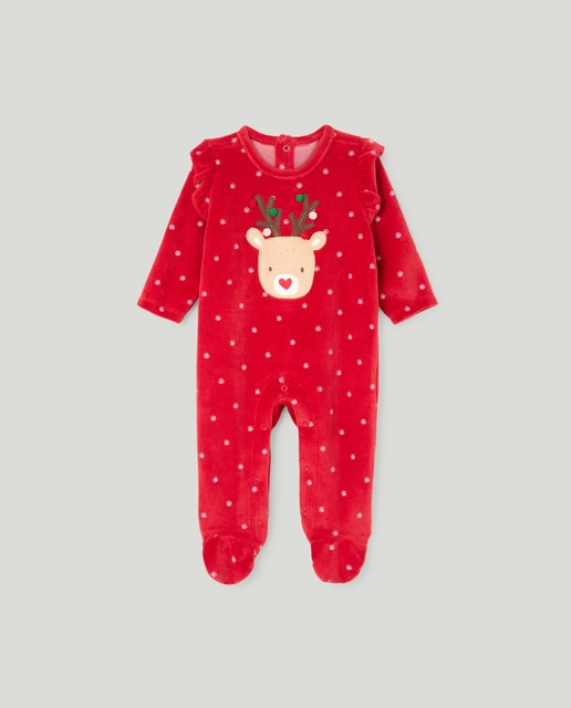 Pelele de bebé niña estampado