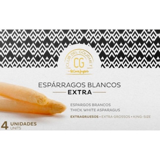Club del Gourmet Espargos Brancos Extra Grossos lata 220 g