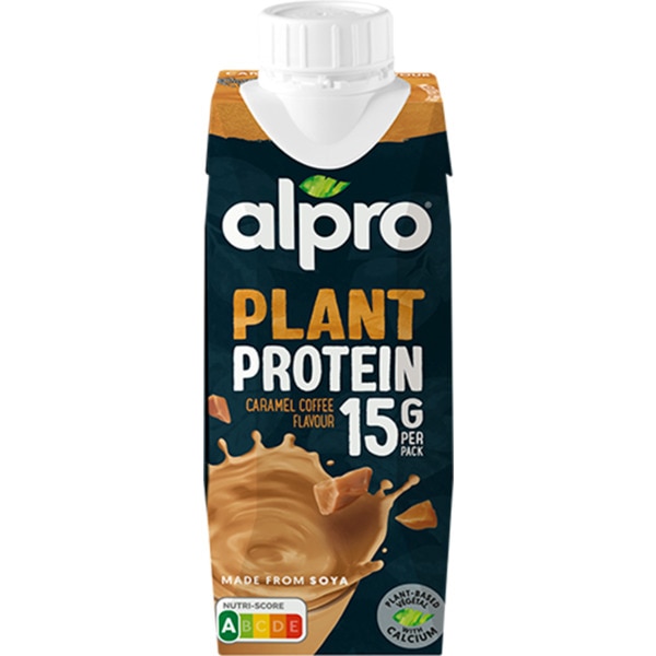 Bebida de Soja Proteica de Caramelo e Café embalagem 250 ml