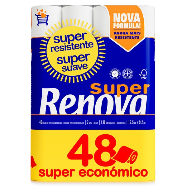 Papel Higiénico embalagem 48 unidades