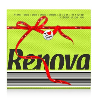 Renova Guardanapos Tipo E Verdes 70 unidades