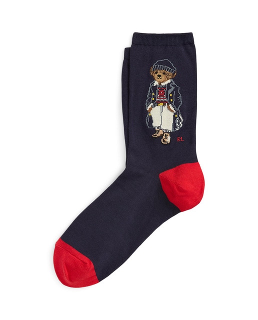 Calcetines cortos de mujer de algodón con Polo Bear