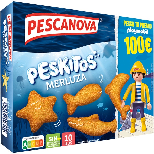 Peskitos Seehecht paniert 10 Stück Karton 400 g