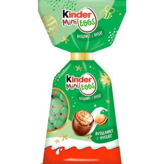 KINDER Mini-Schokoladeneier mit Haselnusscremefüllung Tasche 85 g