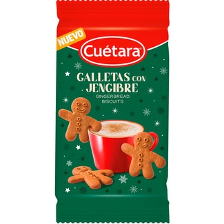 CUETARA galletas con jengibre paquete 95 g