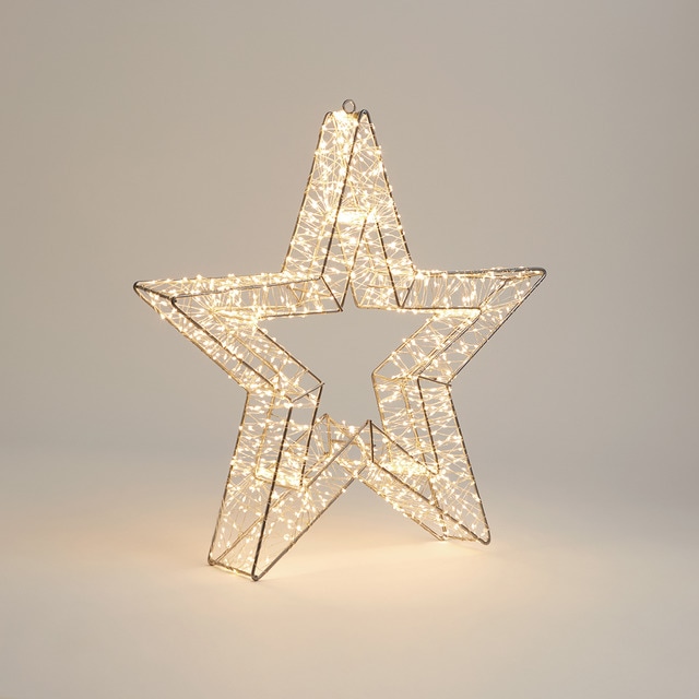 Estrella con luz LED para exterior Navidad El Corte Inglés