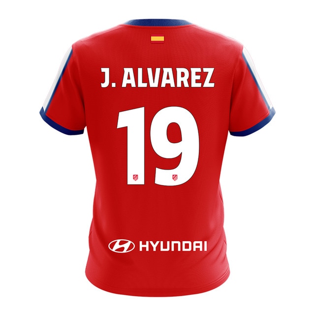 Camiseta Atlético de Madrid 1ª equipación Julián Álvarez adulto.