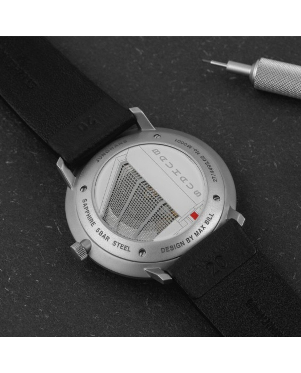 Relógio Max Bill Regulator Bauhaus 2