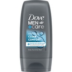 gel de baño masculino + Care Hydrating Clean Comfort frasco 55 ml para cuerpo, cara y pelo
