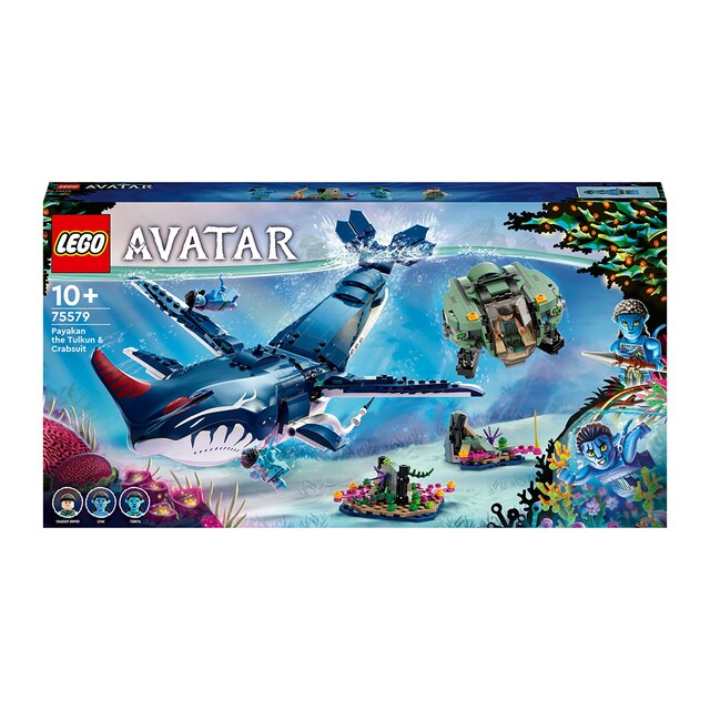 Juguetes de Construcción con Animal Payakan el Tulkun y Crabsuit El Sentido del Agua LEGO Avatar