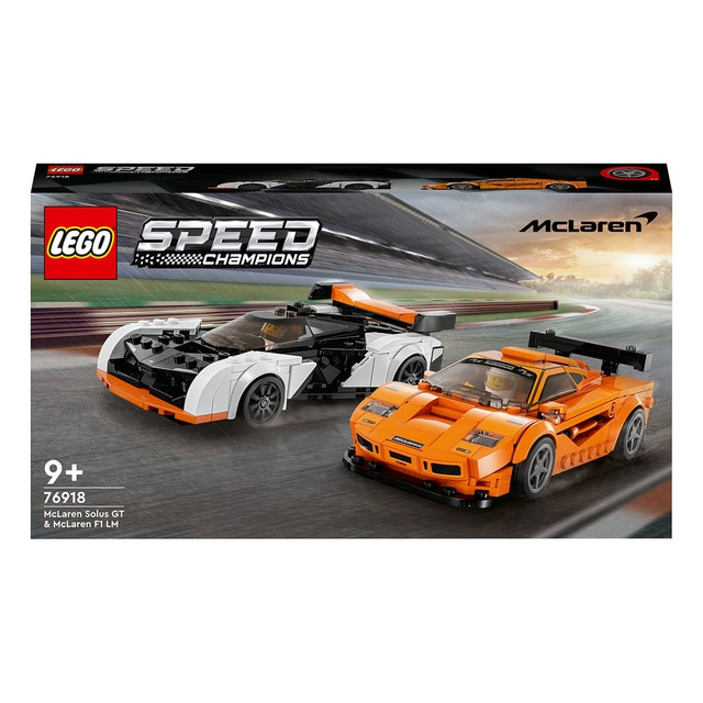 Coches de Juguete para Construir McLaren Solus GT y McLaren F1 LM Coleccionables LEGO Speed Champions
