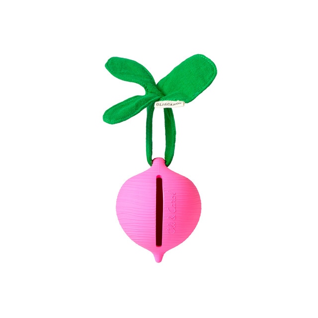 Portachupetes Oli&Carol caucho natural y algodón orgánico