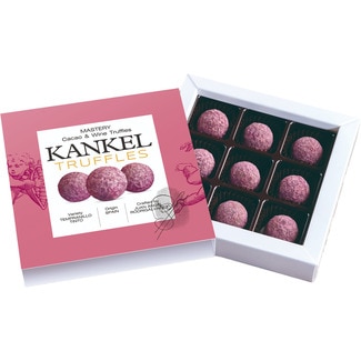KANKEL trufas de vino tinto 9 unidades estuche 98 g