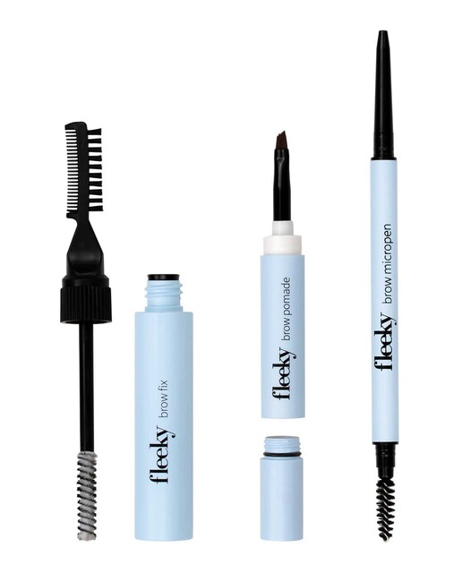 Fleeky – Set de cejas 3 en 1 Fijador, Pomada y Micropen Waterproof Fleeky.
