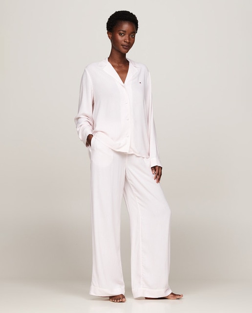 Pantalón de pijama estampado con logo TH