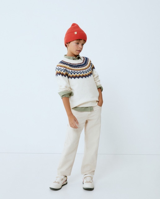 Jersey de niño tricot Jacquard