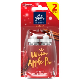 Glade Ambientador Rescarga Warm Apple Pie embalagem 2 unidades