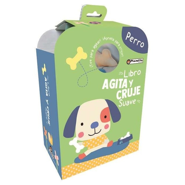 Agita y cruje perro