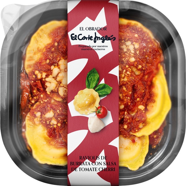 Raviolis mit Burrata und Kirschtomatensauce Behälter 300 g