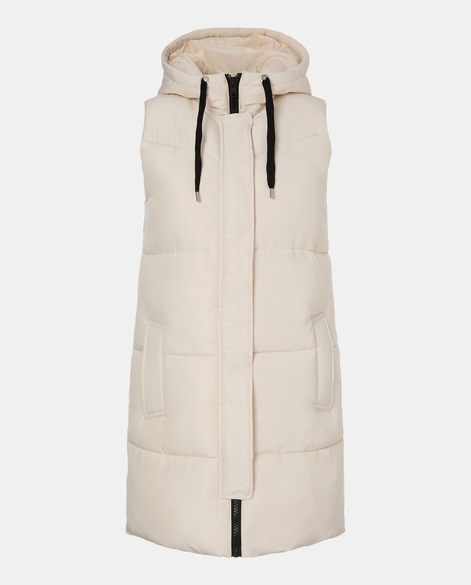 Gilet Chaleco Largo Acolchado Chaleco De Mujer Acolchado Largo