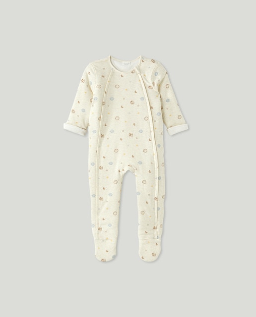 Pelele de bebé niño estampado acolchado