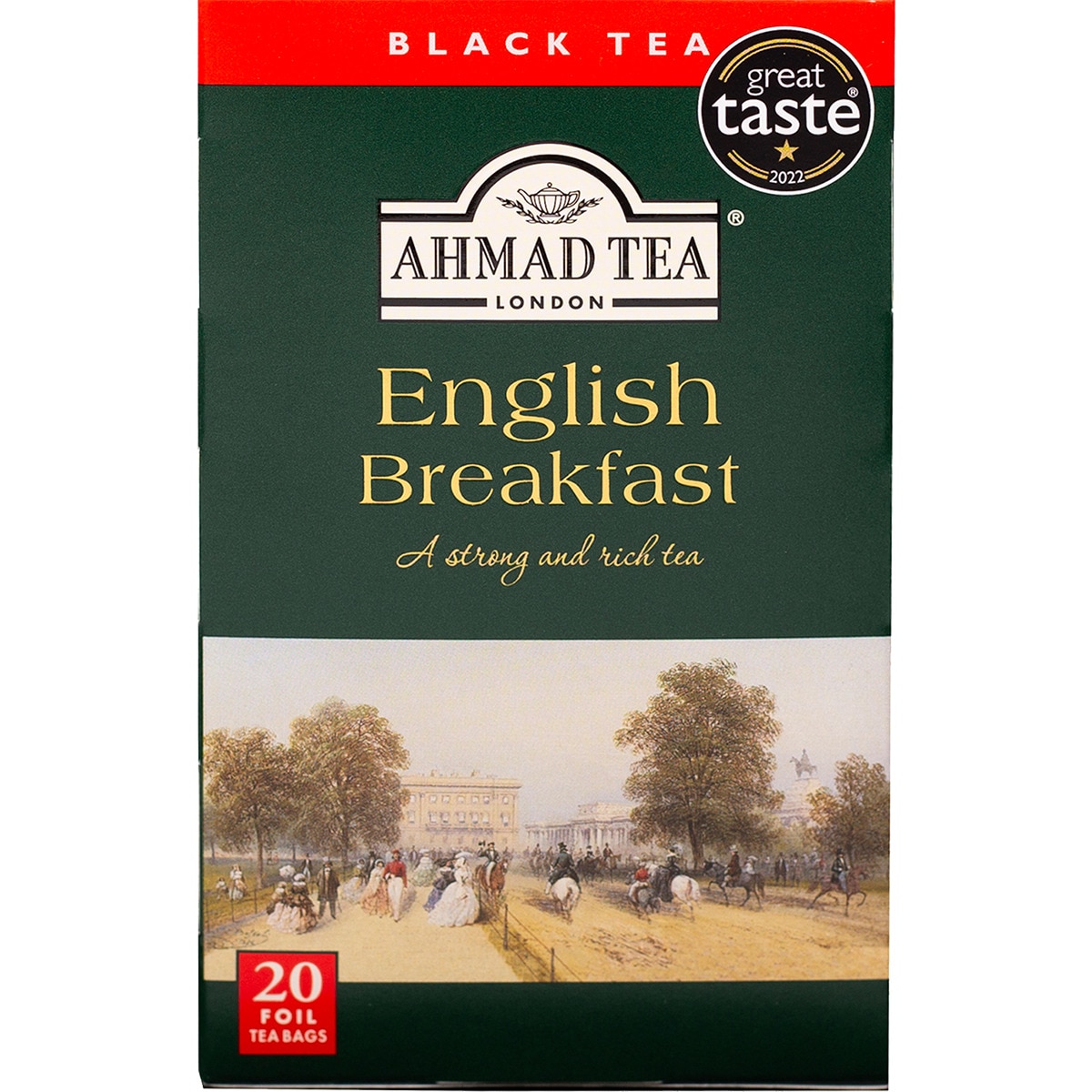 Chá Preto English Breakfast embalagem | 20 unidades
