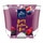 Glade Vela Berry Festive Kiss embalagem 204 g