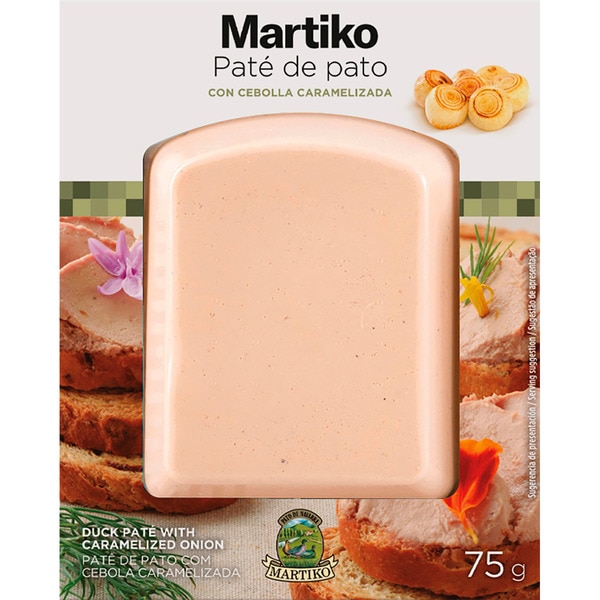 Entenpastete mit karamellisierten Zwiebeln glutenfrei Behälter 75 g